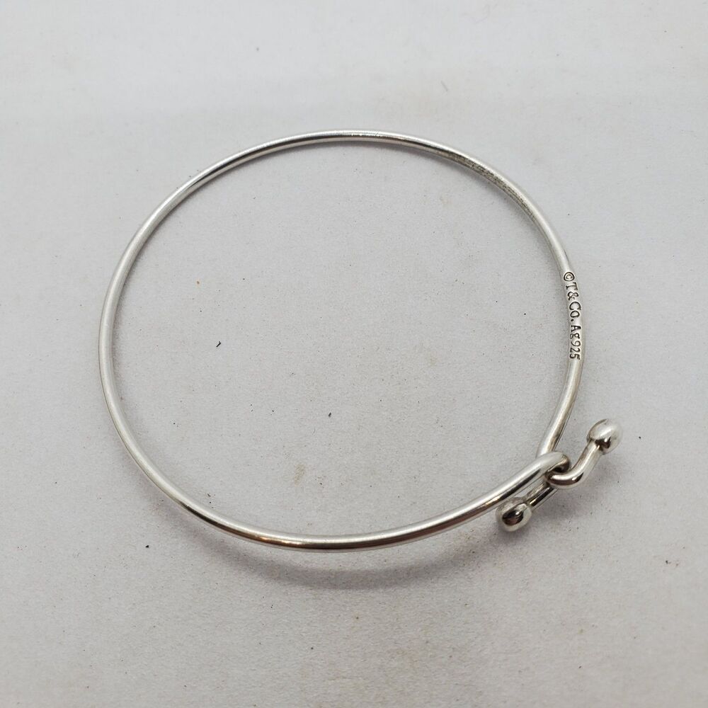 Tiffany & Co. Sterling Silver Hook Bracelet Ag 925
